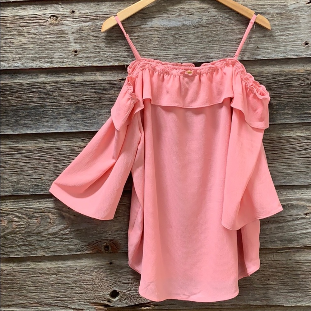 Wrangler Off-The-Shoulder Ruffle Top NWT